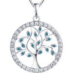 Collier arbre de vie en argent 925 pendentif améthyste - bleu - vert - blanc pour femmeschaîne 4548cm ... Collier arbre de vie en argent 925 pendentif améthyste - bleu - vert - blanc pour femmeschaîne 4548cm ...