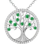 Collier arbre de vie en argent sterling 925collier arbre de vie en zirconium vertavec boîte cadeaucollier ... Collier arbre de vie en argent sterling 925collier arbre de vie en zirconium vertavec boîte cadeaucollier ...