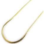 Collier chaine plaqu or maille anglaise 45 c?