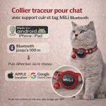 Traceur (sans sim) chat ou chien mili� compatible apple localiser ou android find my device ? anti - ...