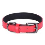 Collier pour chien en cuir souple et rembourr� respirant 2. 0 * 40cm