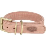 Collier pour chien pure en cuir trixie - rose - xs / s