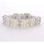 Collier pour chien en strass pour chihuahua collier pour chien en perles collier pour chien en cuir bling(s ...