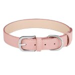 Collier en cuir pour chien de petite moyenne et grande taille r�glable souple respirant rembourr� robuste ...