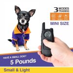 Collier de dressage - animal - lectrique - rechargeable - tanche - anti - aboiement - noir baguette de ...