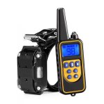 Collier de dressage?appareil de dressage rechargeable pour chien - tlcommande - porte 800 m - 4 modes ...