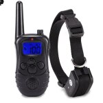 Collier de dressage pour chien collier electrique tanche avec tlcommande 3 modes pour petit / grand ...