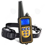 Collier dressage chien porte 800 mtres 4 modes lumire son vibration choc lectrique avec verrouillage ...