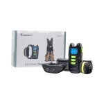 Collier de dressage pour chien rechargeable et tanche avec son vibration et lumire jaune glckpet