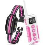 Collier de dressage doglinsen sans choc pour chien - 1000m 9 modes vibrants pour petits  grands chiens ...