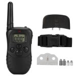 Collier de dressage �lectrique pour chien � distance de 300 m antichoc anti - pluie avec �cran lcd