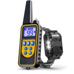 Collier de dressage - tanche - rechargeable - 800 m - 3 modes - noir