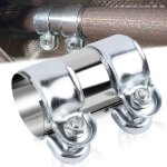 Collier echappement raccord de tuyau d�chappement manchon echappement pour tuyau d�chappement de silencieux ...