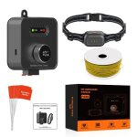 Collier electrique anti - fugue pour 1 chien - barriere chien cbl - systme  distance de clture chien ...