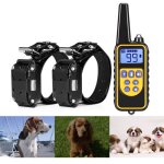 Collier électrique collier de dressage pour chien - etanche anti - aboiement télécommande avec 2 récepteurs ... Collier électrique collier de dressage pour chien - etanche anti - aboiement télécommande avec 2 récepteurs ...