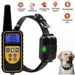 Collier electrique dentranement de chien collier de dressage tlcommande etanche et rechargeable