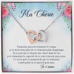 Collier pour femme orargent ides cadeaux pour elle vnement spcialanniversaire ou nol coffret avec ...