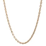 Chaîne de cou - homme - maille forçat - limée - 70 cm - 4 mm - plaqué or jaune 750 / 1000 - 3 microns ... Chaîne de cou - homme - maille forçat - limée - 70 cm - 4 mm - plaqué or jaune 750 / 1000 - 3 microns ...