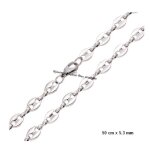 Chaîne de cou - femme / homme - maille forçat - trombone - 50 cm - 2 mm - plaqué or jaune 750 / 1000 ... Chaîne de cou - femme / homme - maille forçat - trombone - 50 cm - 2 mm - plaqué or jaune 750 / 1000 ...