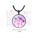 Collier kpop demon hunters ? pendentif rond 25 cm ? bijou mode geek & fan de k - pop Collier kpop demon hunters ? pendentif rond 25 cm ? bijou mode geek & fan de k - pop