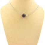 Pierres et minéraux. collier 1 perle labradorite 8 mm. chaine en acier inoxydable. collier femmes hommes. ... Pierres et minéraux. collier 1 perle labradorite 8 mm. chaine en acier inoxydable. collier femmes hommes. ...