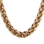 Collier palmier plaqu or 5mm 45cm
