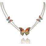 Collier papillon argent una storia cl121084