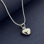 Collier avec pendentif en forme de c?ur en argent sterling 925 bijoux de luxe simples pour dames banquet ...