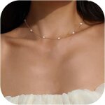 Collier perle femme collier 18k plaqué or collier ras de cou femme choker collier simples 4mm perle collier ... Collier perle femme collier 18k plaqué or collier ras de cou femme choker collier simples 4mm perle collier ...