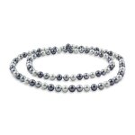 Collier de perles mallorca 3v - ep45 - eggh � deux tours pour femme - multicolore