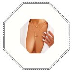 Collier ras du cou bohme multicouche dor long collier chane cercle multicouche bijoux pour femmes ...