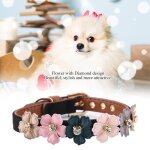 Collier pour chien et chat - non spécifié - noir - réglable - n?ud papillon - fleur en diamant Collier pour chien et chat - non spécifié - noir - réglable - n?ud papillon - fleur en diamant