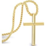 Collier serasar premium homme [trust] acier inoxydable couleur : or longueur : 50 cm