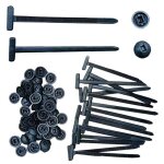 Colliers de serrage kit de 100 attaches universelles pour voiture clips de fixation en nylon (pi�ces ...