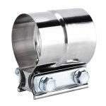 Collier de serrage universel en inox pour tuyau déchappement de voiture de 25 pouces joint en u. Collier de serrage universel en inox pour tuyau déchappement de voiture de 25 pouces joint en u.