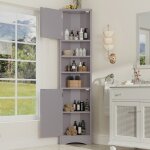 Colonne - armoire sdb meuble salle bain triangulaire 365x245x170cm laqué hydrofuge 3 compartiments portes ... Colonne - armoire sdb meuble salle bain triangulaire 365x245x170cm laqué hydrofuge 3 compartiments portes ...