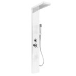 Colonne de douche 4 modes - panneau de douche hydromassante - syst�me de douche thermostatique - 15x47x130cm ...