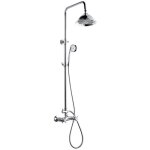 Edouard rousseau ? colonne de douche avec robinetterie rtro thermostatique ? douchette 1 jet ? flexible ...