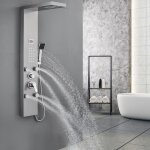 Colonne de douche hydromassage - lécran lcd - acier inoxydable - 3 fonctions - design moderne Colonne de douche hydromassage - lécran lcd - acier inoxydable - 3 fonctions - design moderne
