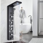Colonne de douche hydromassages led panneau de douche pour salle de bain systme de douche multifonctionnel ...