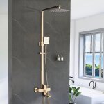 Colonne de douche colonne de douche avec mitigeur 3 modes r�glable en hauteur dor�
