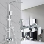 Colonne de douche avec mitigeur mcanique ensemble de douche rglable en hauteur mitigeur douche set ...