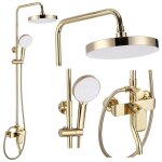 Colonne de douche rea my1805 - 77g bloom kit de douche or 45 x 25 x 144 cm