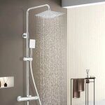 Colonne de douche thermostatique ensemble de douche colonne de douche de salle de bain thermostatique ...