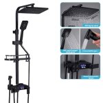 Colonne de douche thermostatique systme de douche avec affichage led de la temprature 4 fonctions robinet ...