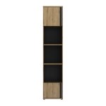 Colonne pont 2p 3 niches l50 finition effet bois chne beige
