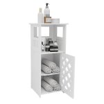 Colonne de salle de bain avec 1 niche ouverte et 1 porte serg� armoire de rangement chambre meuble de ...