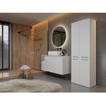 Colonne de salle de bain mel 1kdd blanche Colonne de salle de bain mel 1kdd blanche