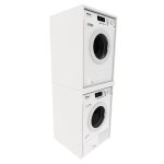 Colonne de salle de bain - mrbls home 66 x 180 x 65 cm - blanc - meuble de salle de bain armoire pour ...
