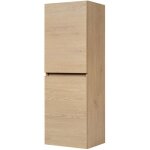 Colonne suspendue de salle de bain simple chêne clair 35 x 136 cm Colonne suspendue de salle de bain simple chêne clair 35 x 136 cm